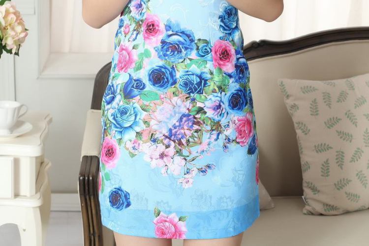 For Pont Sondé Diane summer new female elegance short Chinese qipao improved graphics thin short cheongsam picture color XXL pictures, price, brand platters! Elections are good character, the national distribution, so why buy now enjoy more preferential! Health