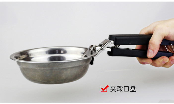 普润 多功能不锈钢取碗夹 厨房防烫手取碗器 夹碗器 盘子提碗器 XU6101