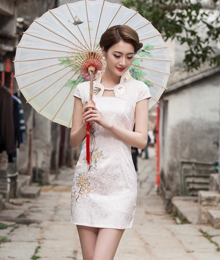 Of the new Nora 2015 Summer stylish improved cheongsam dress daily video thin qipao gown of Sau San short pink S picture, prices, brand platters! The elections are supplied in the national character of distribution, so action, buy now enjoy more preferential! As soon as possible.