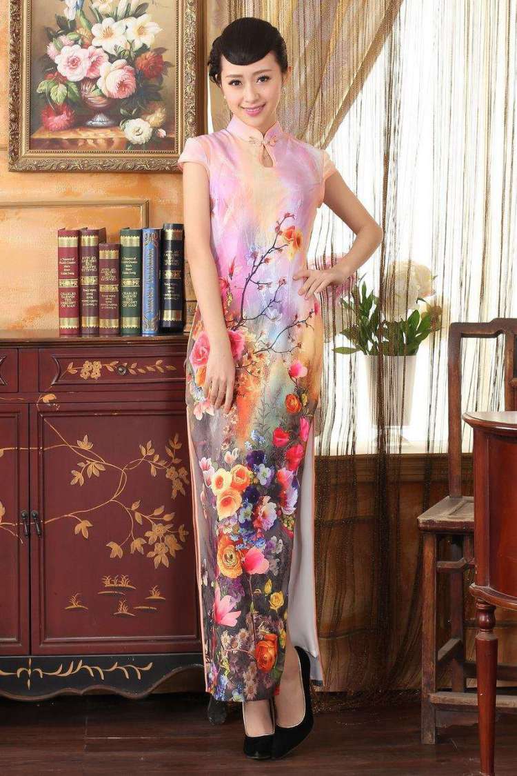 The frequency response, Ms. Tang cheongsam with Diane Fong water droplets collar short-sleeve cultivating long double cheongsam pink 2 XL pictures, price, brand platters! Elections are good character, the national distribution, so why buy now enjoy more preferential! Health