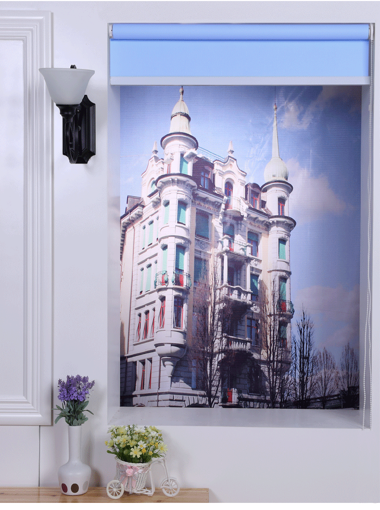 GRACEBLINDS 防水全遮光卷帘  阳台  卫生间  办公室定制拉珠卷帘 加厚配件/全遮光 定制颜色与尺寸请联系客服