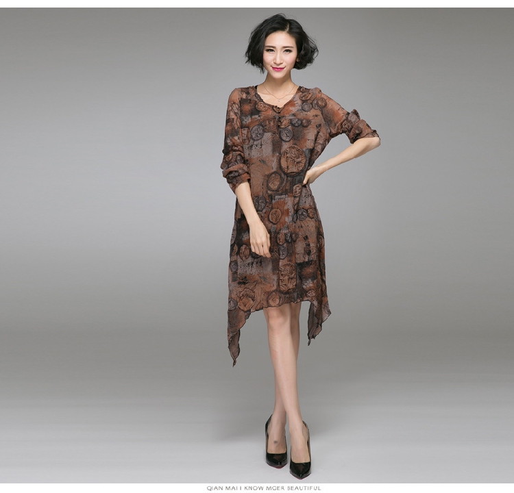 C.o.d. 2015 Summer new stylish casual temperament classic XL Graphics thin western not Sau San rules petticoats video thin temperament dresses brown XL Photo, prices, brand platters! The elections are supplied in the national character of distribution, so action, buy now enjoy more preferential! As soon as possible.