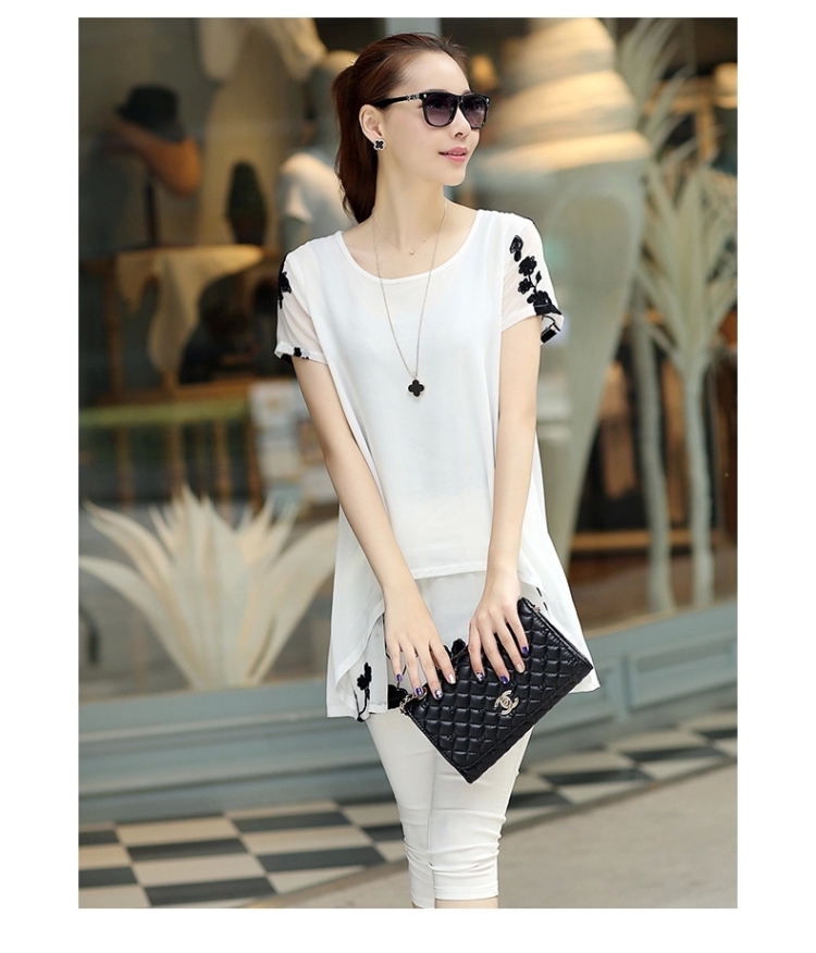 2015 Summer Zz&ff new chiffon stamp Sau San dresses LYQ5064 female white L A Picture, prices, brand platters! The elections are supplied in the national character of distribution, so action, buy now enjoy more preferential! As soon as possible.