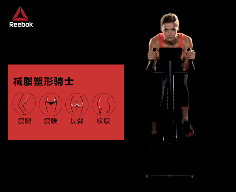 锐步(reebok)磁控健身车家用静音动感单车健身运动单车zr7b