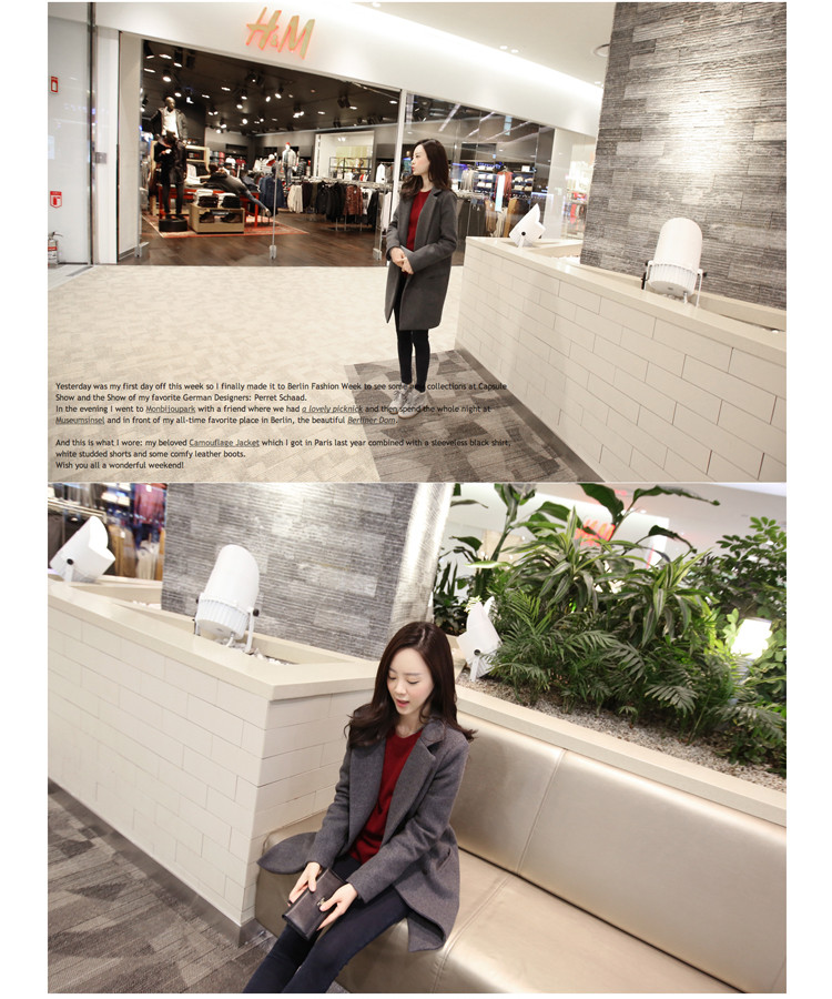 Gigi Lai following 2015 No. autumn and winter new product code women 200 catties a wool coat thick mm mount version in Korea thin long Leisure? jacket female gray hair L picture, prices, brand platters! The elections are supplied in the national character of distribution, so action, buy now enjoy more preferential! As soon as possible.