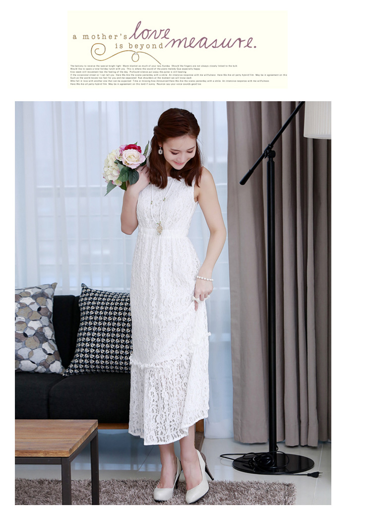 C.o.d. 2015 Summer new dresses sourcing Korean new summer, lace stylish look long skirt black XXXL picture, prices, brand platters! The elections are supplied in the national character of distribution, so action, buy now enjoy more preferential! As soon as possible.