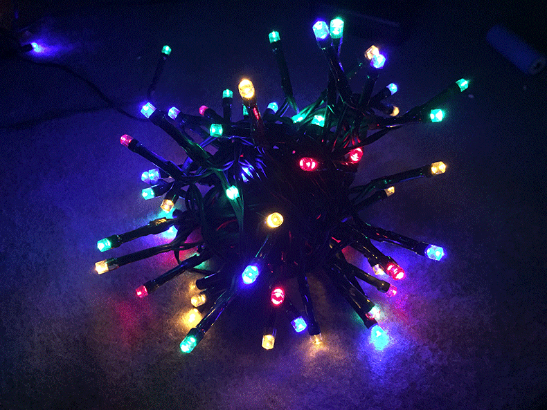 赤鲸 太阳能led灯串别墅花园草坪阳台彩灯满天星装饰网红户外庭院灯