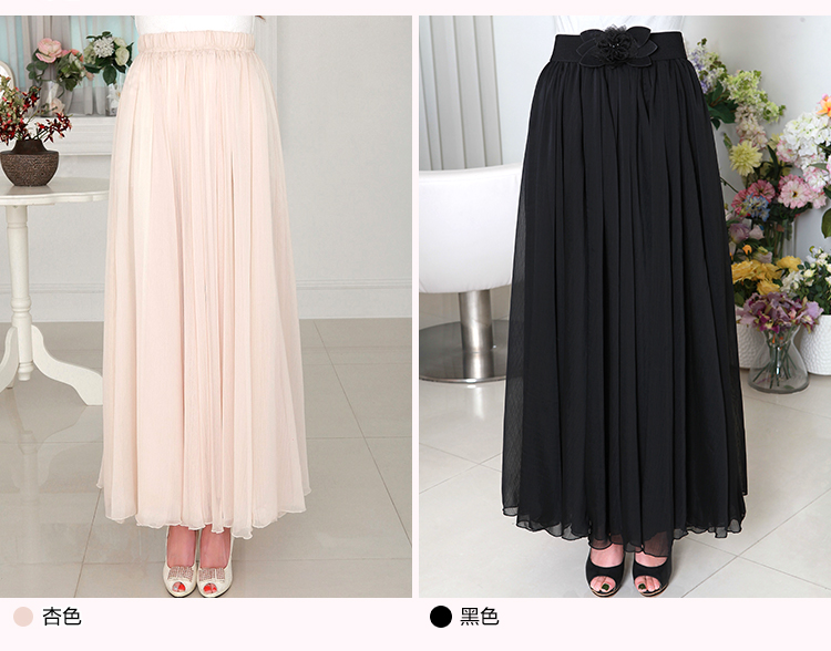 C.o.d. chiffon fat mm summer 2015, summer new third through, double-decker temperament chiffon skirt 10 m large gliding Bohemia long skirt black XXXL picture, prices, brand platters! The elections are supplied in the national character of distribution, so action, buy now enjoy more preferential! As soon as possible.