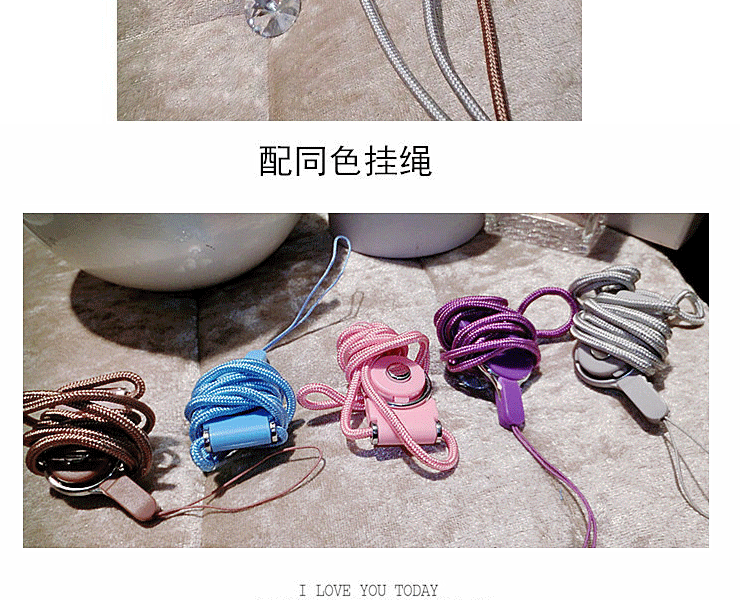 微品多 苹果6/6s手机壳  iPhone6/6splus 5s 挂绳果冻闪硅胶软套女 香槟 iPhone6 Plus/ 6s plus