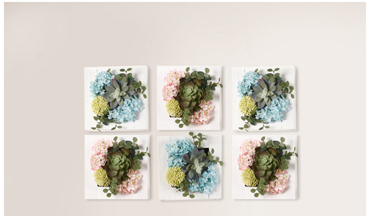 
                                                            正想 新芮 现代客厅装饰画餐厅沙发背景墙画油画框立体仿真植物装饰字画欧式简约艺术壁挂画 由美C款 粉色                