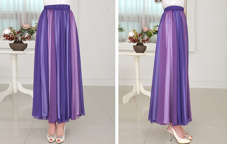 C.o.d. chiffon fat mm summer 2015, summer new third through, double-decker temperament chiffon skirt 10 m large gliding Bohemia long skirt black XXXL picture, prices, brand platters! The elections are supplied in the national character of distribution, so action, buy now enjoy more preferential! As soon as possible.