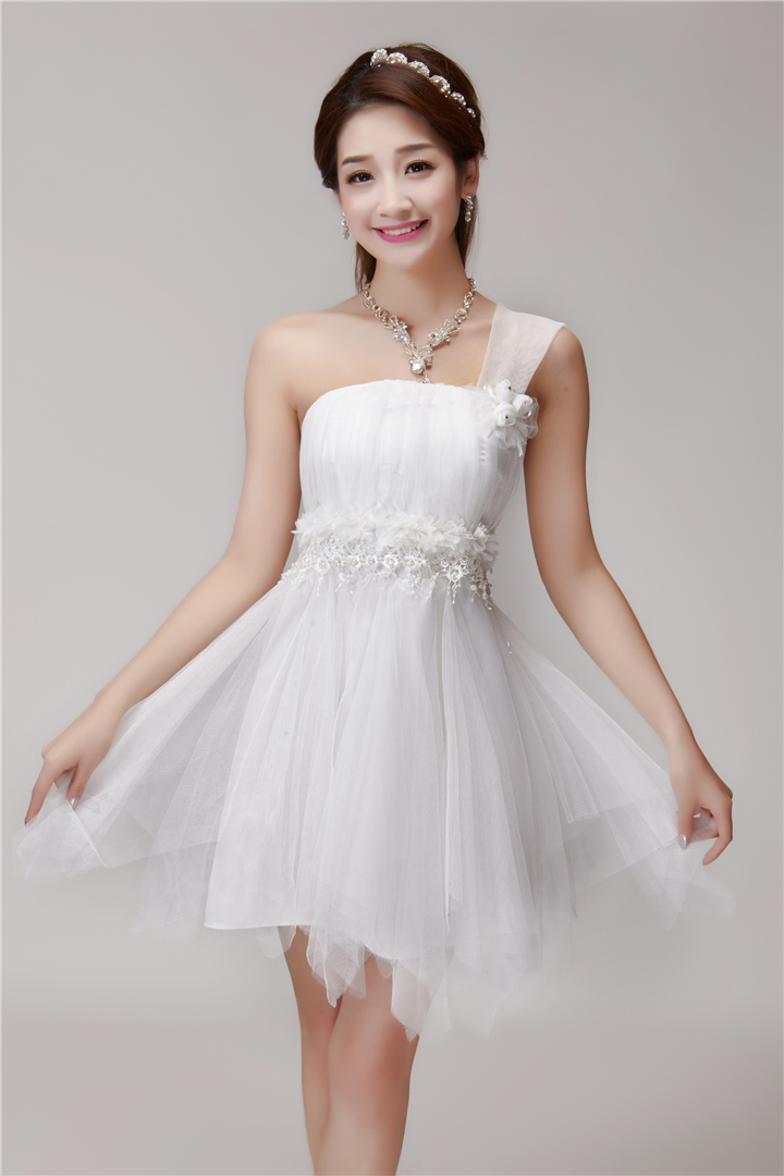 To make the new 2015 poem bridesmaid mission dress evening dresses and sisters skirts banquet short of small white dress M pictures, prices, brand platters! The elections are supplied in the national character of distribution, so action, buy now enjoy more preferential! As soon as possible.