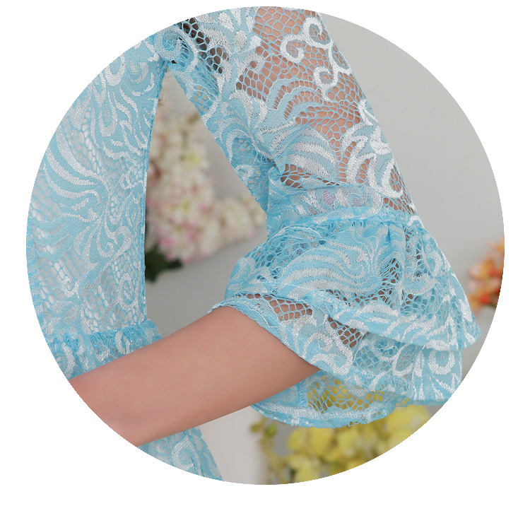 C.o.d. 2015 Summer new stylish classic Korean leisure temperament retro 7 cuff-color Phoenix lace dresses in large long skirt blue XL Photo, prices, brand platters! The elections are supplied in the national character of distribution, so action, buy now enjoy more preferential! As soon as possible.