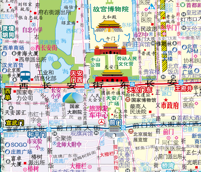 2015北京交通旅游地图图片