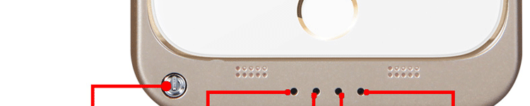 微品多苹果iphone4/4S/5/5s/6/6s背夹电池薄手机外壳充电器宝外置移动电源 i5/5s白色-4200毫安