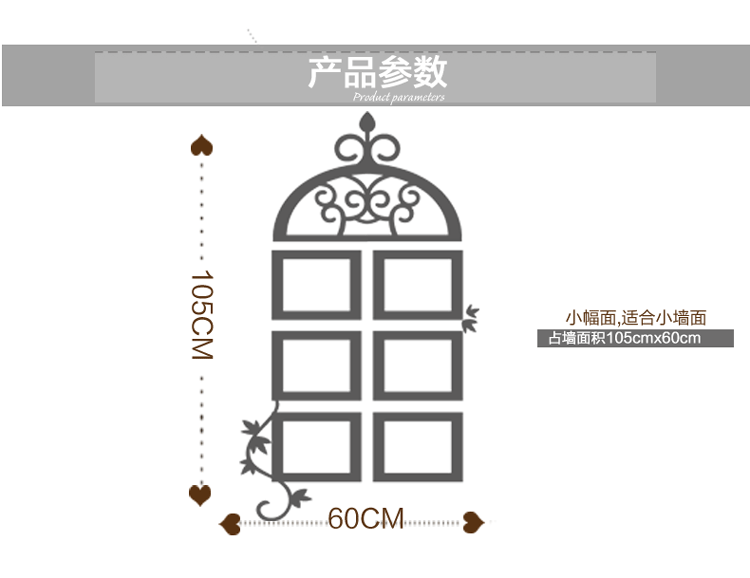 
                                        森图亚 照片墙相框组合儿童房卧室相框墙欧式实木相片墙创意墙贴挂墙 STA-30 蓝色                