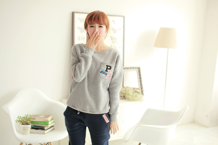 Lei Yu Hsuan larger women 2015 autumn and winter new Korean edition of the sportswear thick wool sweater stylish cartoon picture students Sau San video thin leisure wears the girl blue XL Photo, prices, brand platters! The elections are supplied in the national character of distribution, so action, buy now enjoy more preferential! As soon as possible.