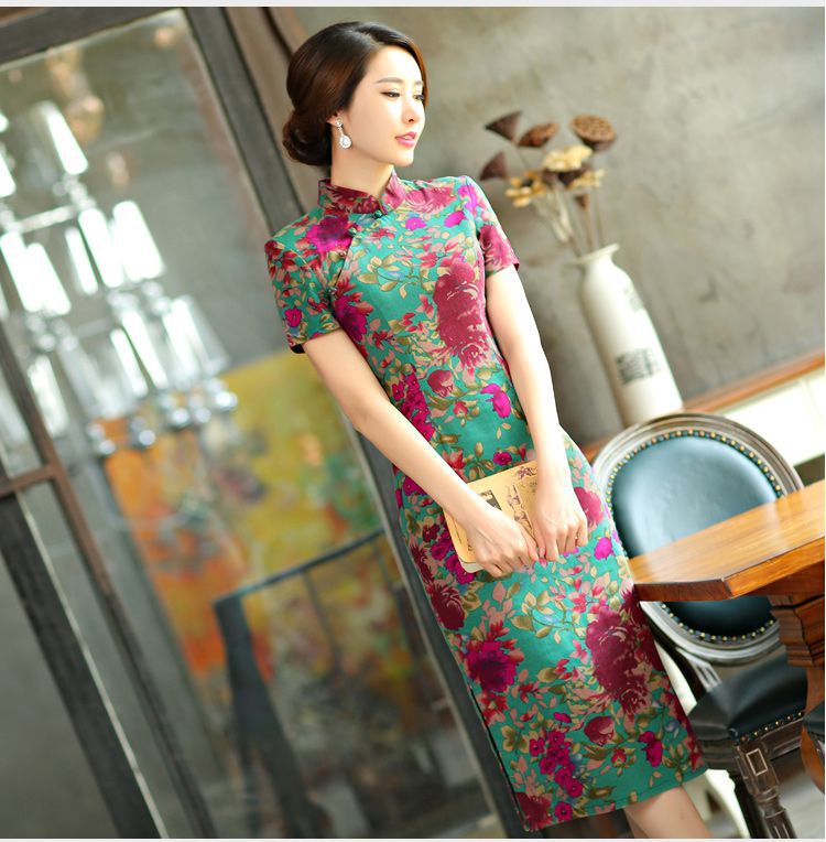 Mr Ronald, Retro improvements ILELIN2015 cotton linen national wind in Long of the forklift truck qipao Linen Dress qipao arts of the Republic of Korea Air-dress if blue S picture, prices, brand platters! The elections are supplied in the national character of distribution, so action, buy now enjoy more preferential! As soon as possible.