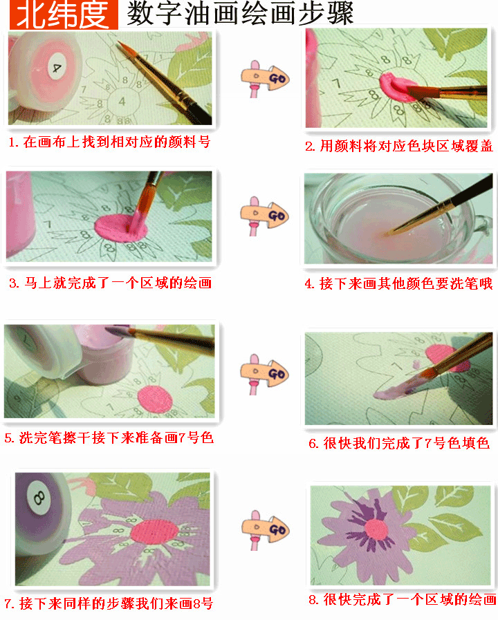 数字油画动物大幅客厅儿童动漫卡通风景手绘装饰画简单猫diy数字油画茶杯猫 花脸猫50*50cm(绷好内框)