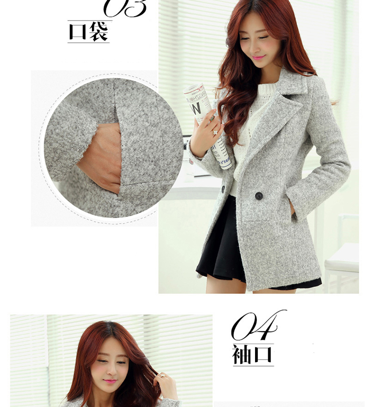 Yi Guo Meng 2015 Autumn replacing the new Korean girl who is decorated in long jacket coat gross? female 1018 wine red S picture, prices, brand platters! The elections are supplied in the national character of distribution, so action, buy now enjoy more preferential! As soon as possible.