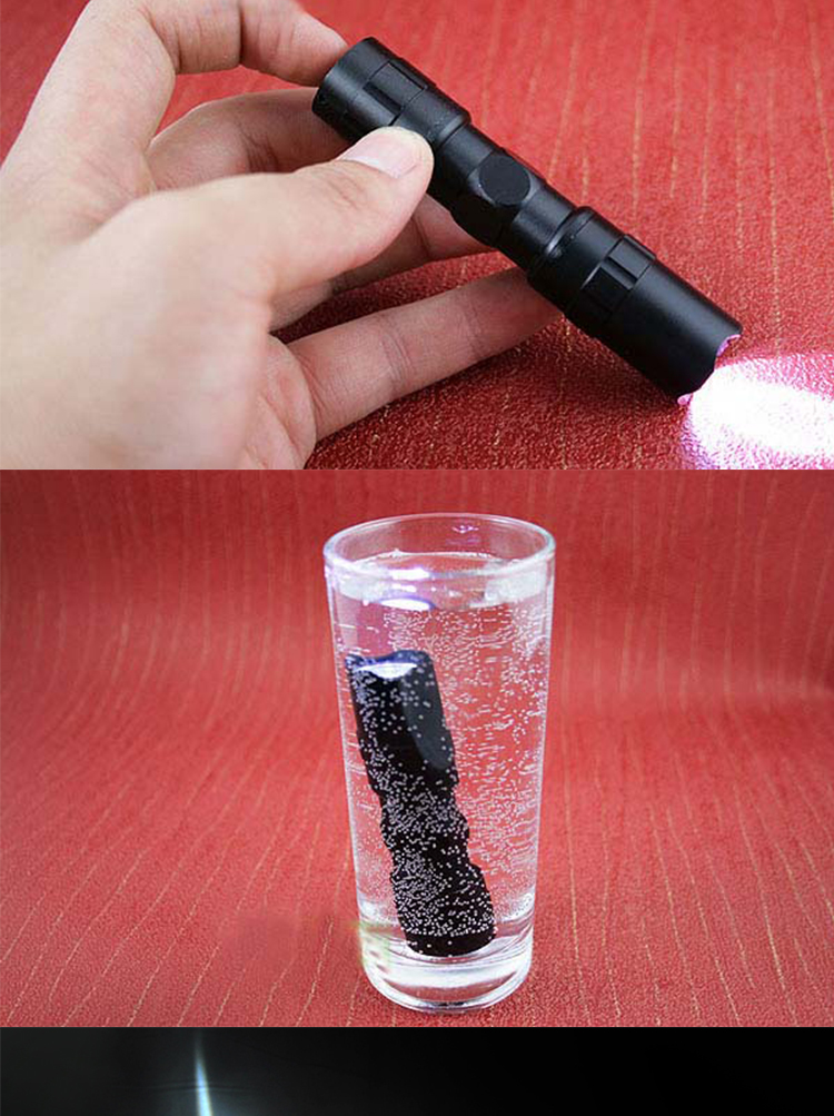 乾越（qianyue）迷你微型便携强光小手电筒 LED袖珍家用防水手电筒 防水LED迷你强光手电