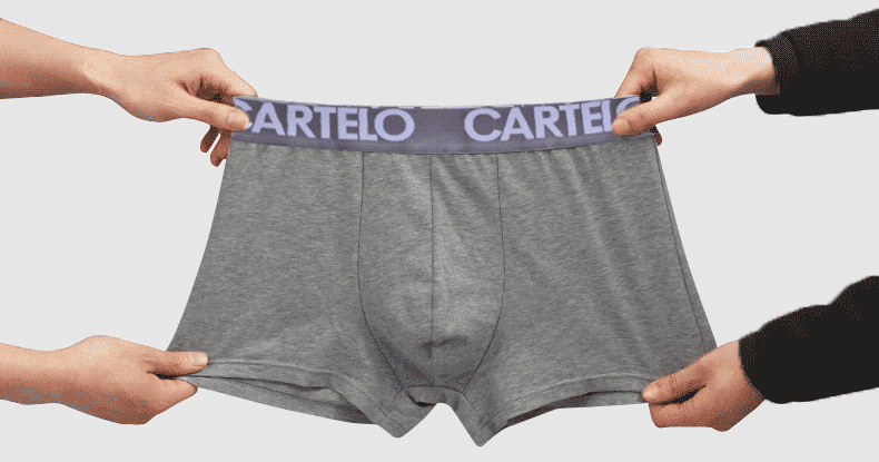 卡帝乐鳄鱼 4条装男式平角内裤清爽 男士内裤平角裤衩