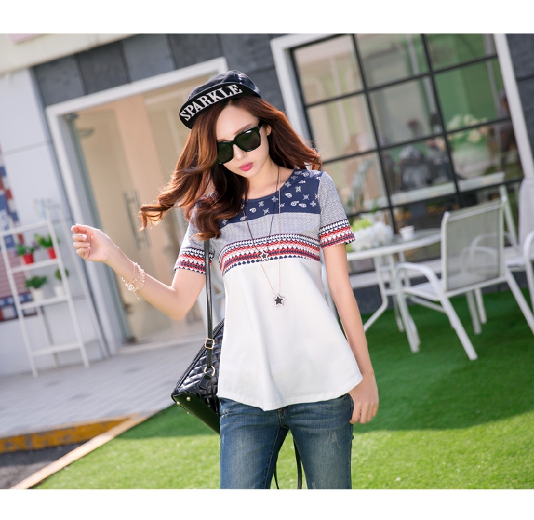 Road Angel, 2015 summer wear loose female T pension-neck half sleeve larger clothing cotton simple T-shirt white 3XL pictures, price, brand platters! Elections are good character, the national distribution, so why buy now enjoy more preferential! Health