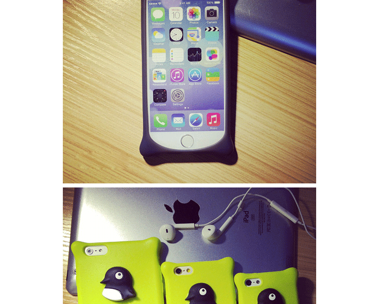 可爱iPhone5s手机壳4.7卡通情侣苹果6 plus硅胶套5.5防摔潮女 玫红米妮 iPhone6 Plus