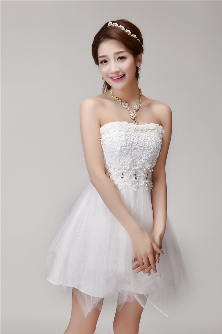 The 2015 summer lip dresses manually staple pearl diamond temperament and Sau San groups chest bridesmaid dress skirt white L picture, prices, brand platters! The elections are supplied in the national character of distribution, so action, buy now enjoy more preferential! As soon as possible.