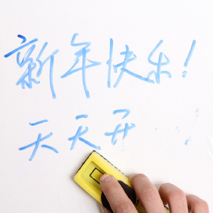 
                                                            爱丽丝 儿童涂鸦画画办公白板学校培训写字板 环保可擦写软白板贴纸墙贴 90厘米宽 2米长                