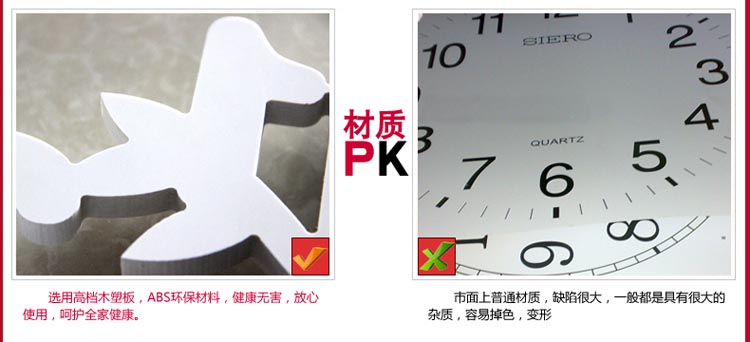 欧喆镶嵌亚克力客厅欧式个性简约雕刻装饰时钟挂钟表创意石英钟表 时尚雕刻创意挂钟 白色