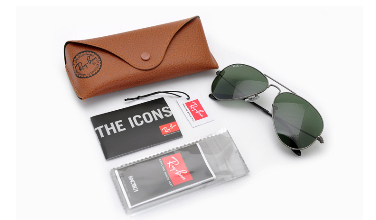 Ray-Ban 雷朋 经典飞行员系列偏光墨绿偏光镜