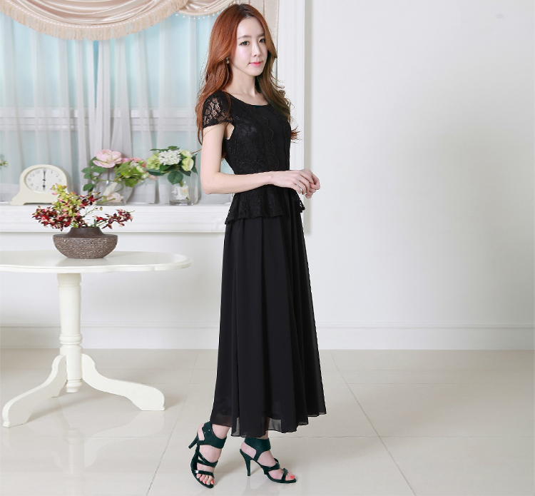 C.o.d. 2015 Summer thick MM THIN large number of Sau San video Women's stylish chiffon lace skirt long skirt large-sin XXXL Blue Photo, prices, brand platters! The elections are supplied in the national character of distribution, so action, buy now enjoy more preferential! As soon as possible.