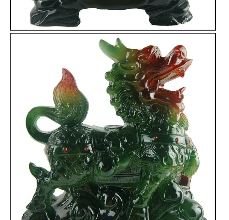汉白玉貔貅 如意对麒麟 仿玉工艺品货源 纳财镇宅摆件 乔迁开业礼品 汉白玉貔貅