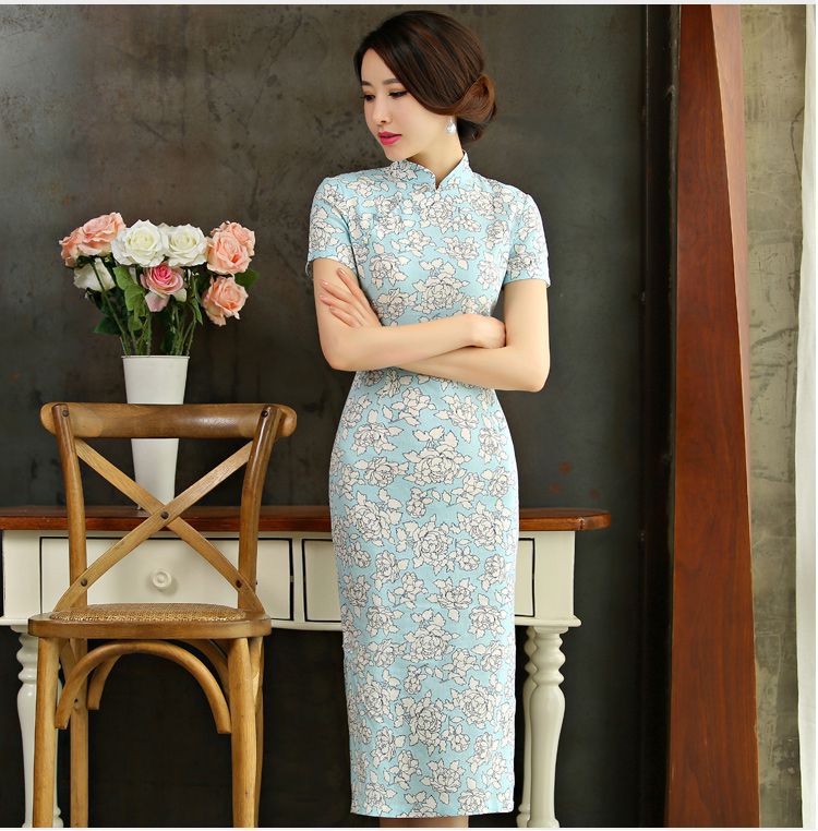 Mr Ronald, Retro improvements ILELIN2015 cotton linen national wind in Long of the forklift truck qipao Linen Dress qipao arts of the Republic of Korea Air-dress if blue S picture, prices, brand platters! The elections are supplied in the national character of distribution, so action, buy now enjoy more preferential! As soon as possible.