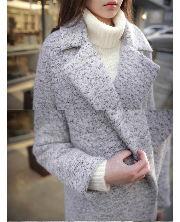 Mya Zi gross? 2015 autumn and winter coats new larger flip for long career commuter OL temperament pure color jacket female Korean gross? m White S picture version, prices, brand platters! The elections are supplied in the national character of distribution, so action, buy now enjoy more preferential! As soon as possible.