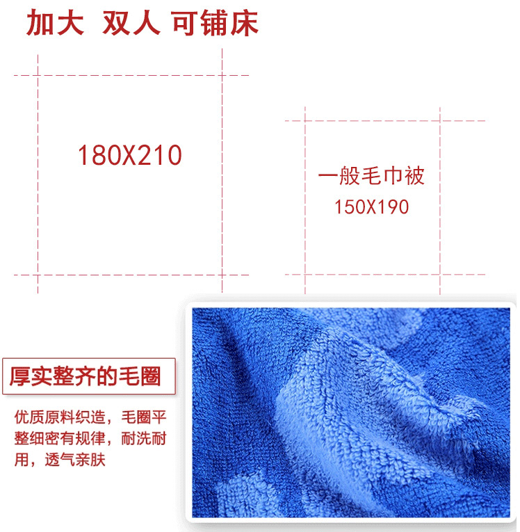 
                                        图强 回纹竹浆纤维四季双人空调毯子纯色加大厚办公室盖毯夏凉被空调毯毛巾被 米色棕缎 150*200                