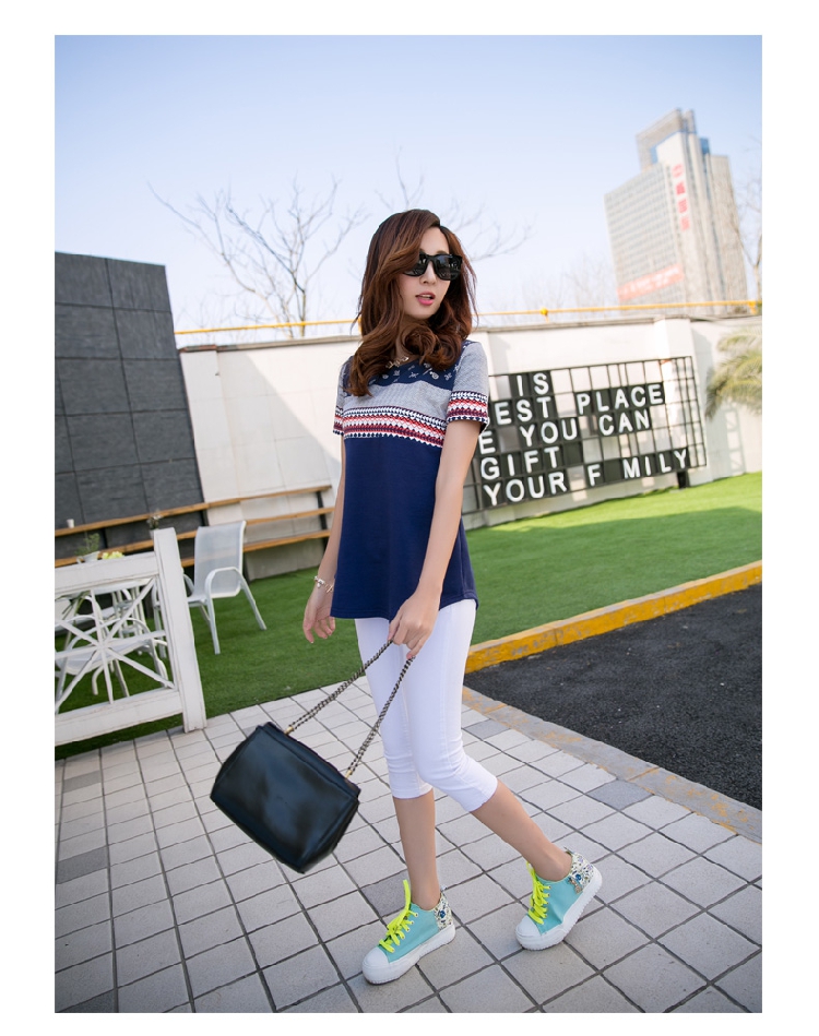 Road Angel, 2015 summer wear loose female T pension-neck half sleeve larger clothing cotton simple T-shirt white 3XL pictures, price, brand platters! Elections are good character, the national distribution, so why buy now enjoy more preferential! Health