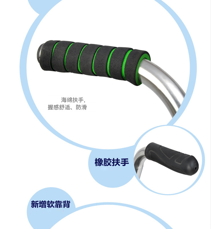 
                                        家的感觉  手推学步车助行器  不锈钢老年人四脚折叠拐杖  残疾人带轮带座椅子 其他 款式一                