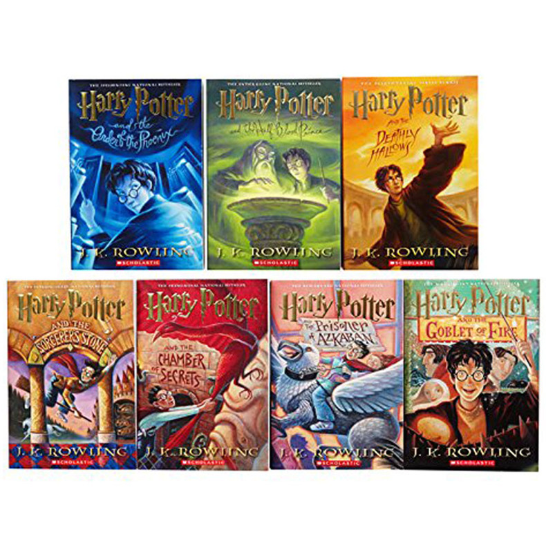 harry potter boxset #1-7 (paperback)哈利.波特套装