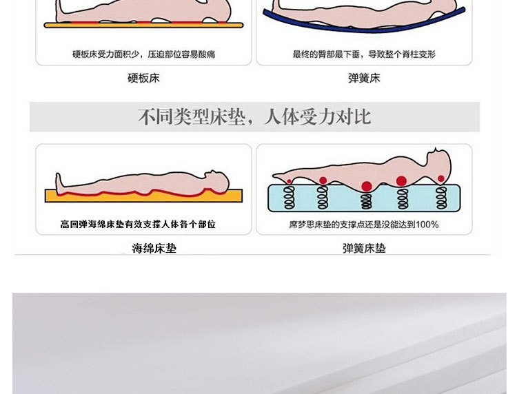 学生床垫记忆海绵折叠加厚可拆洗床褥子垫被宿舍单人床垫 3cm龙猫 90cm*190cm学生宿舍床使用
