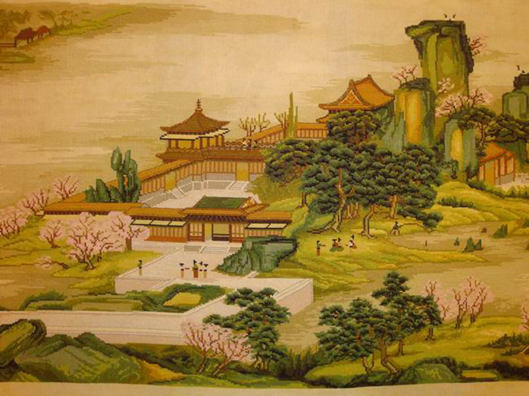 
                                                            K-S十字绣客厅新款大幅精准印花清明上河图全景2米3米6米22米满绣经典版 3米丝线精准印花                