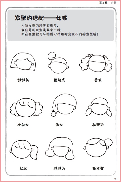 一学就会的快乐生活简笔画