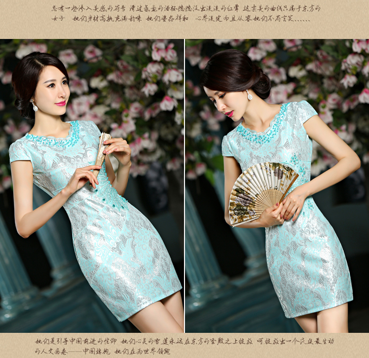 Mine Gorsch 2015 Summer new women's Stylish retro short of qipao dresses exquisite lace female skirt 9020 Red S picture, prices, brand platters! The elections are supplied in the national character of distribution, so action, buy now enjoy more preferential! As soon as possible.