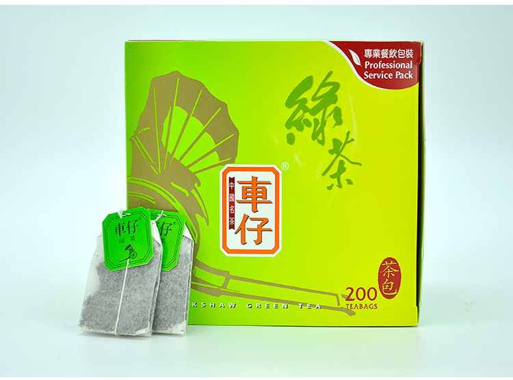 lipton/立顿绿茶包 车仔绿茶400g 办公休闲袋泡茶叶港式绿茶200袋
