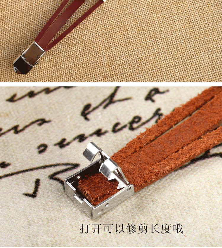 
                                        微品多新款男士手表学生皮带手链手表男士摇滚非主流时尚潮流生日礼物                