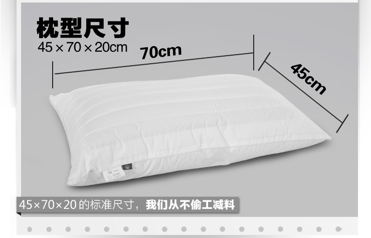 
                                        皇冠家纺 苦荞麦/薰衣草/决明子花草枕头枕芯 一个 0896苦荞麦枕                