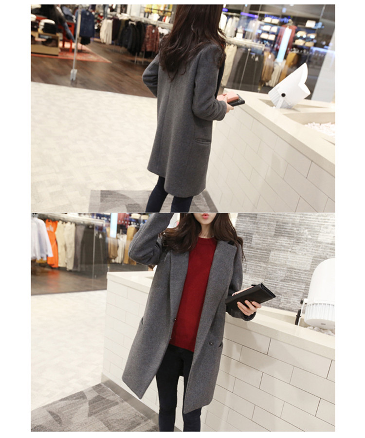 Gigi Lai following 2015 No. autumn and winter new product code women 200 catties a wool coat thick mm mount version in Korea thin long Leisure? jacket female gray hair L picture, prices, brand platters! The elections are supplied in the national character of distribution, so action, buy now enjoy more preferential! As soon as possible.