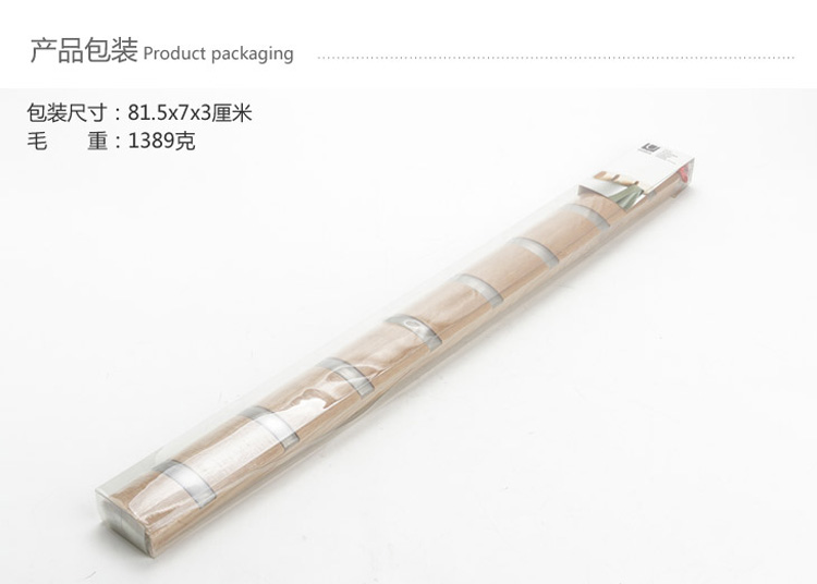 加拿大umbra欧式实木衣服挂钩 挂衣钩壁挂创意墙壁衣帽钩 迷你款 咖啡色 长51厘米