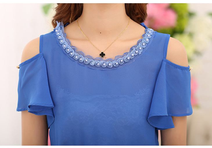 C.o.d. 2015 smart casual temperament larger thick MM video thin atmosphere Sau San Women's Summer new chiffon dresses in shoulder elastic waist blue L picture, prices, brand platters! The elections are supplied in the national character of distribution, so action, buy now enjoy more preferential! As soon as possible.